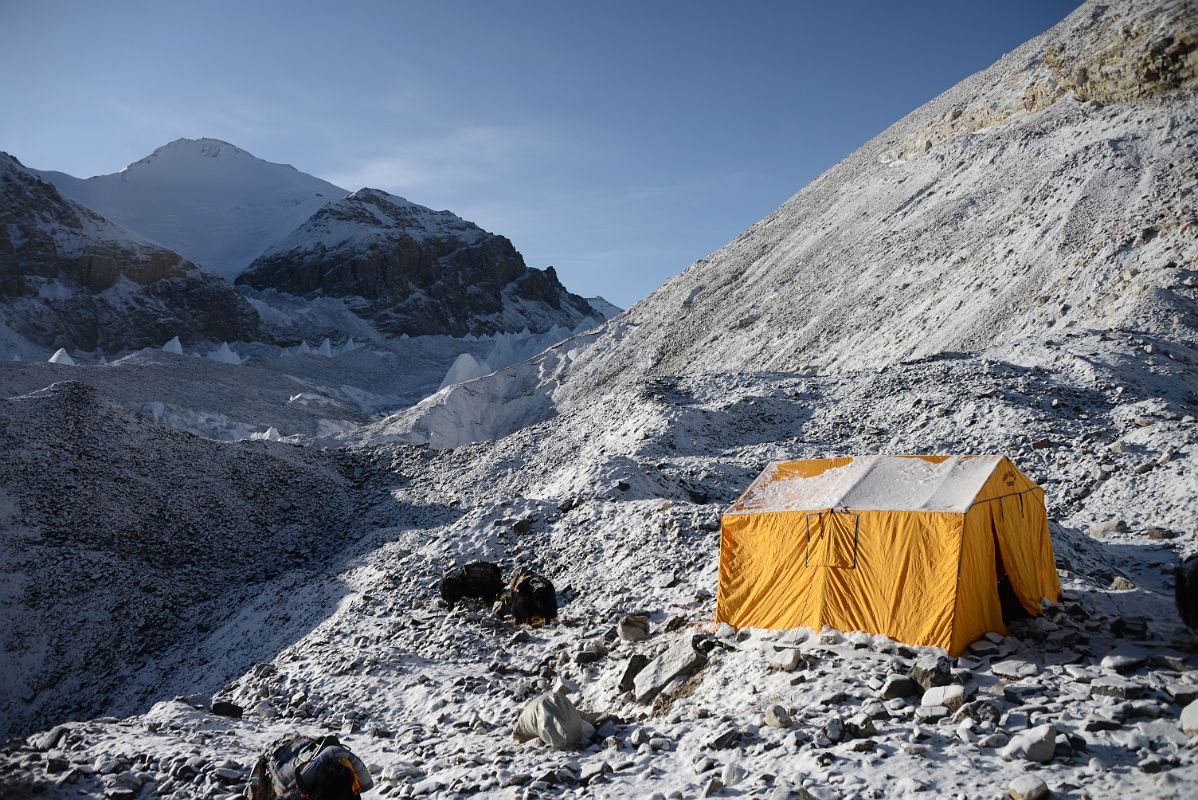 38 Xiangdong Peak Kharta Phu West And The Trail Towards Everest Advanced Base Camp In The Early Morning From Mount Everest North Face Intermediate Camp In Tibet